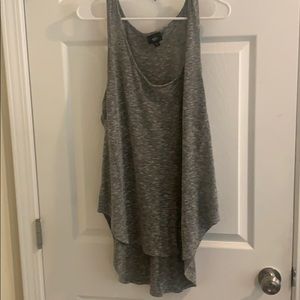 Mossimo for Target hi-low heathered tank XL